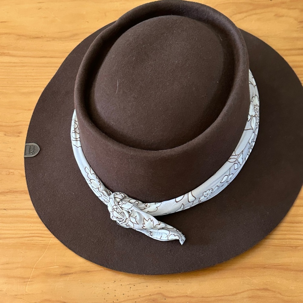 NWOT Brixton Fender Jaguar Vaughn Hat Texas Tea XL 7 3/4 Mens-Wool w/Pick Holder